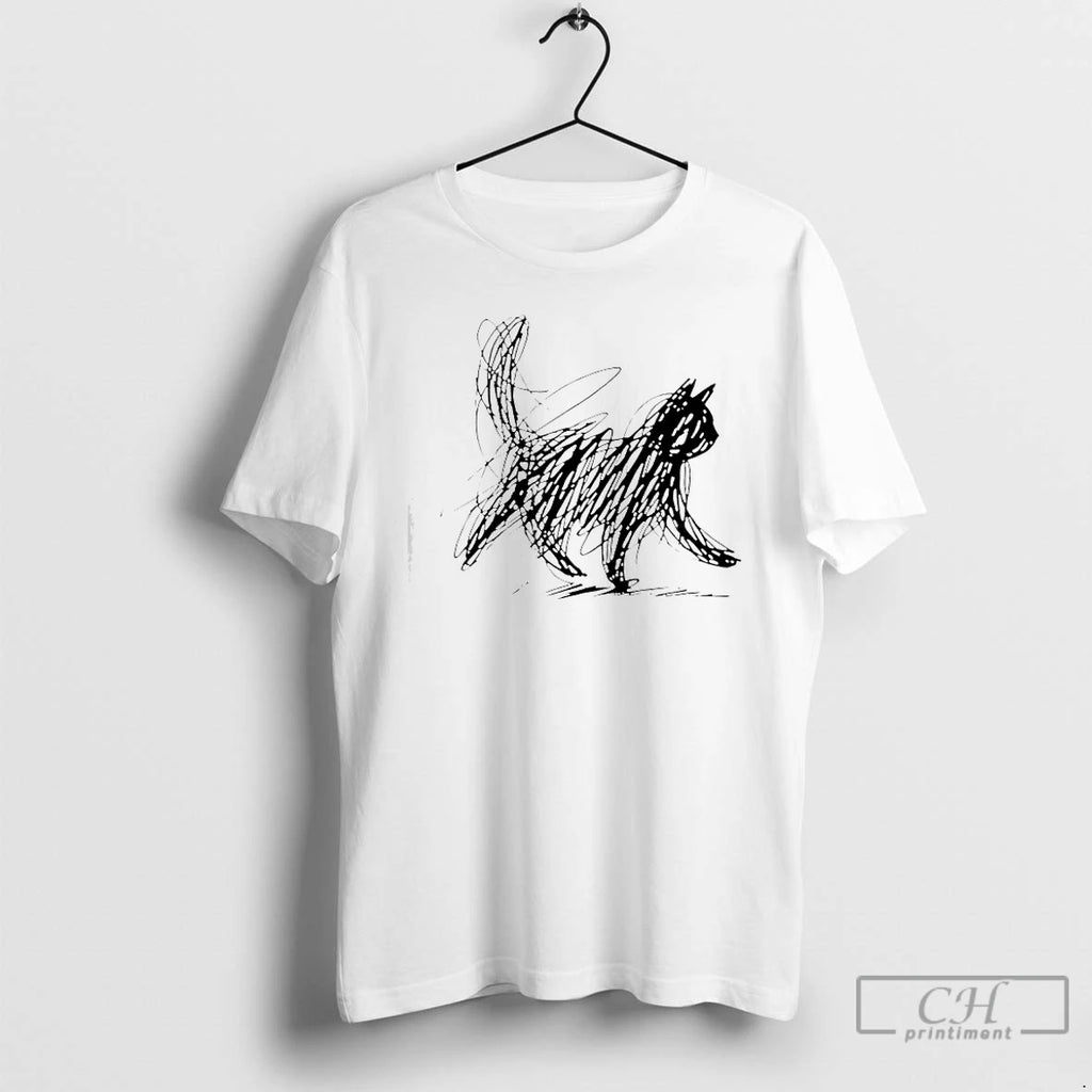 Premium Minimalist Cat T-Shirts, Hoodie, Sweatshirt | DripVista.com
