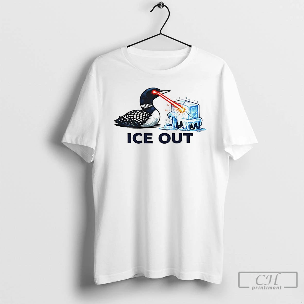 Premium Minnesota Laser Loon Ice Out T-Shirts, Hoodie, Sweatshirt | DripVista.com