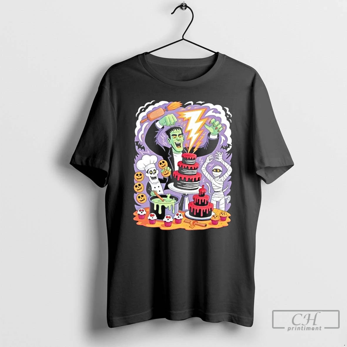 Premium Monster Bake Off Halloween T Shirts