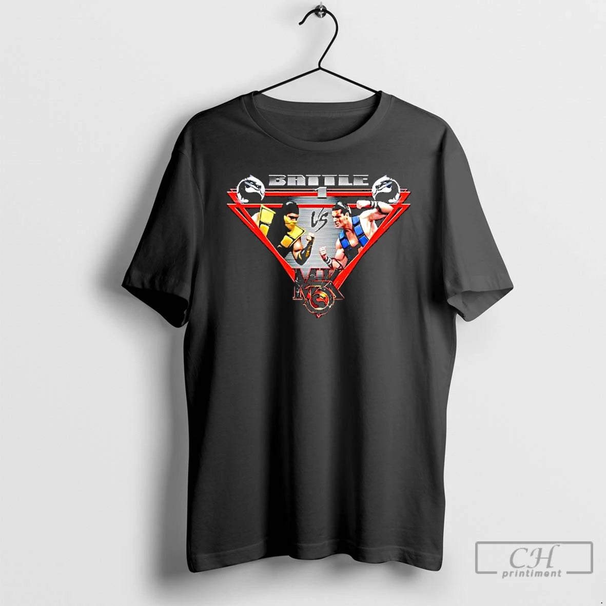 Premium Mortal Kombat Fight Screen Triangle T-Shirts, Hoodie, Sweatshirt | DripVista.com