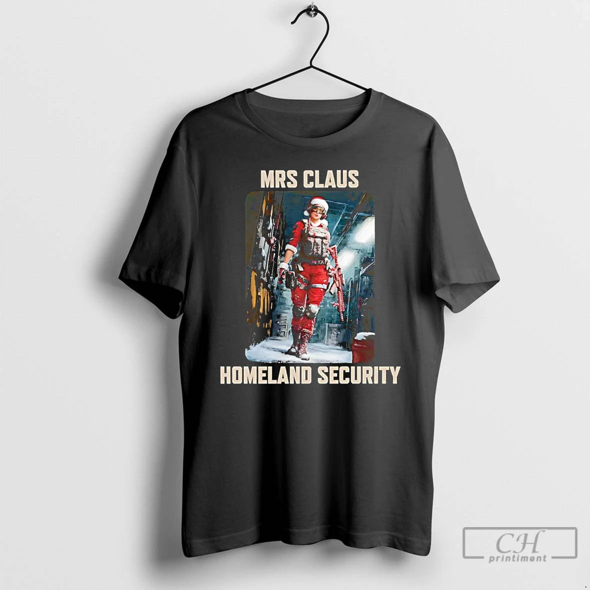 Premium Mrs Claus Homeland Security Christmas T-Shirts, Hoodie, Sweatshirt | DripVista.com