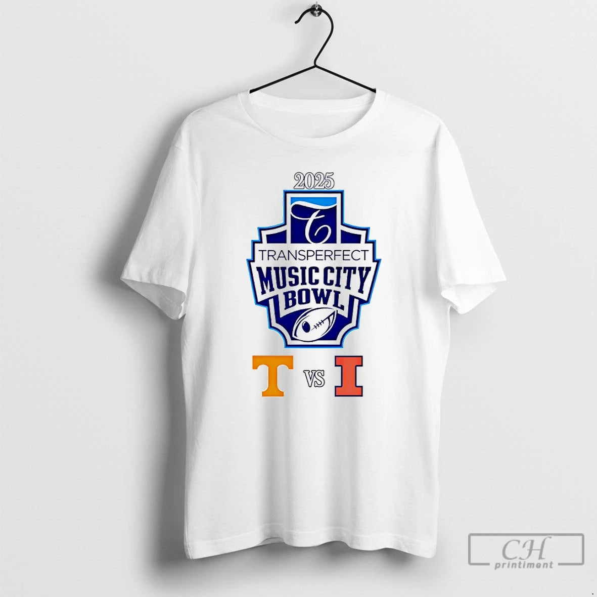 Premium Music City Bowl 2025 Tennessee Vs Illinois T-Shirts, Hoodie, Sweatshirt | DripVista.com