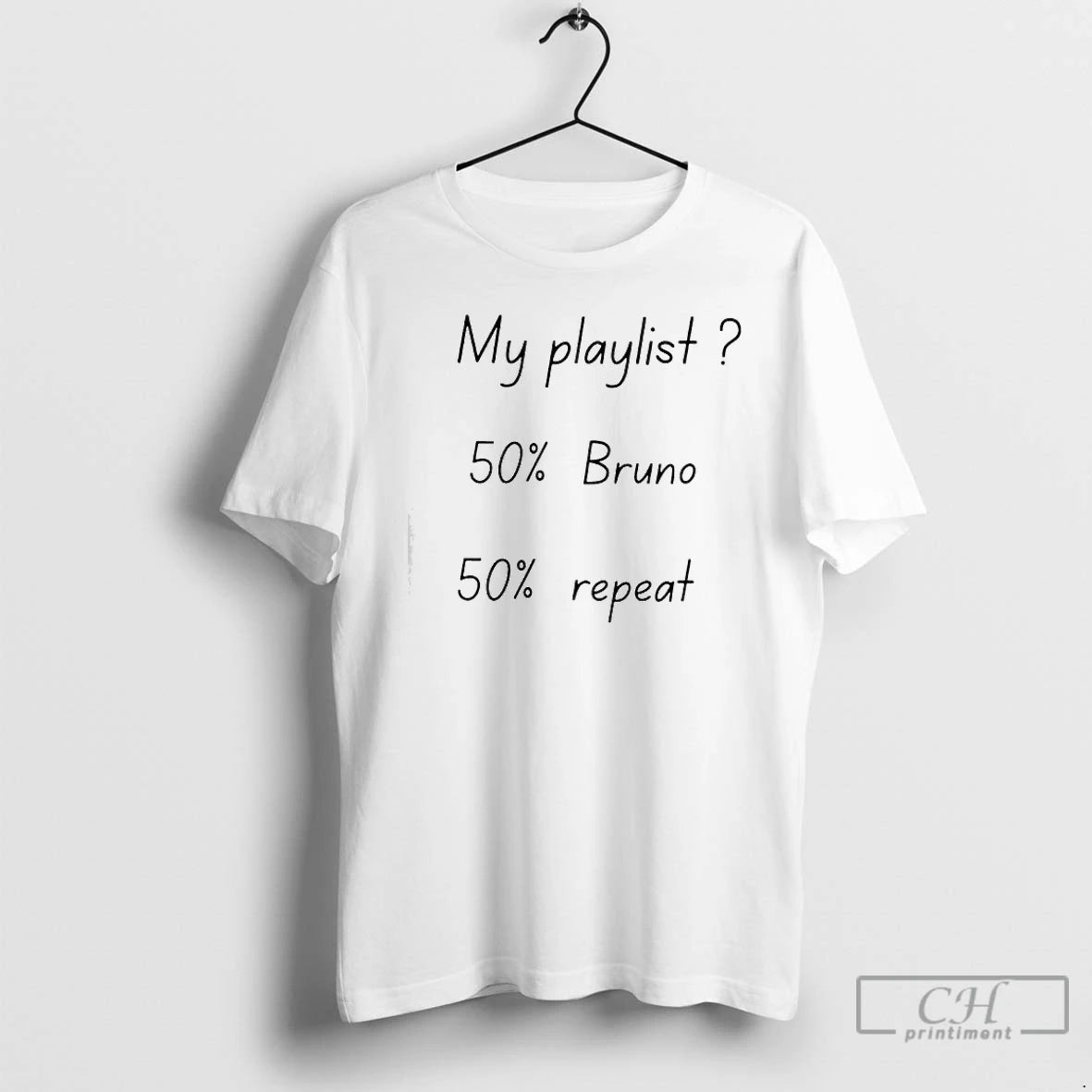 Premium My Playlist 50 Bruno 50 Repeat Graphic T-Shirts, Hoodie, Sweatshirt | DripVista.com
