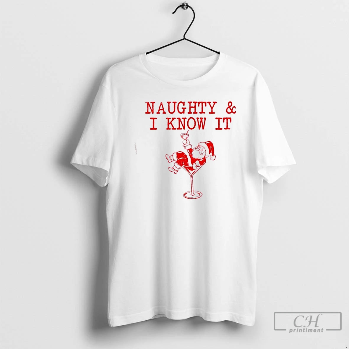 Premium Naughty And I Know It Funny Christmas Santa T-Shirts, Hoodie, Sweatshirt | DripVista.com
