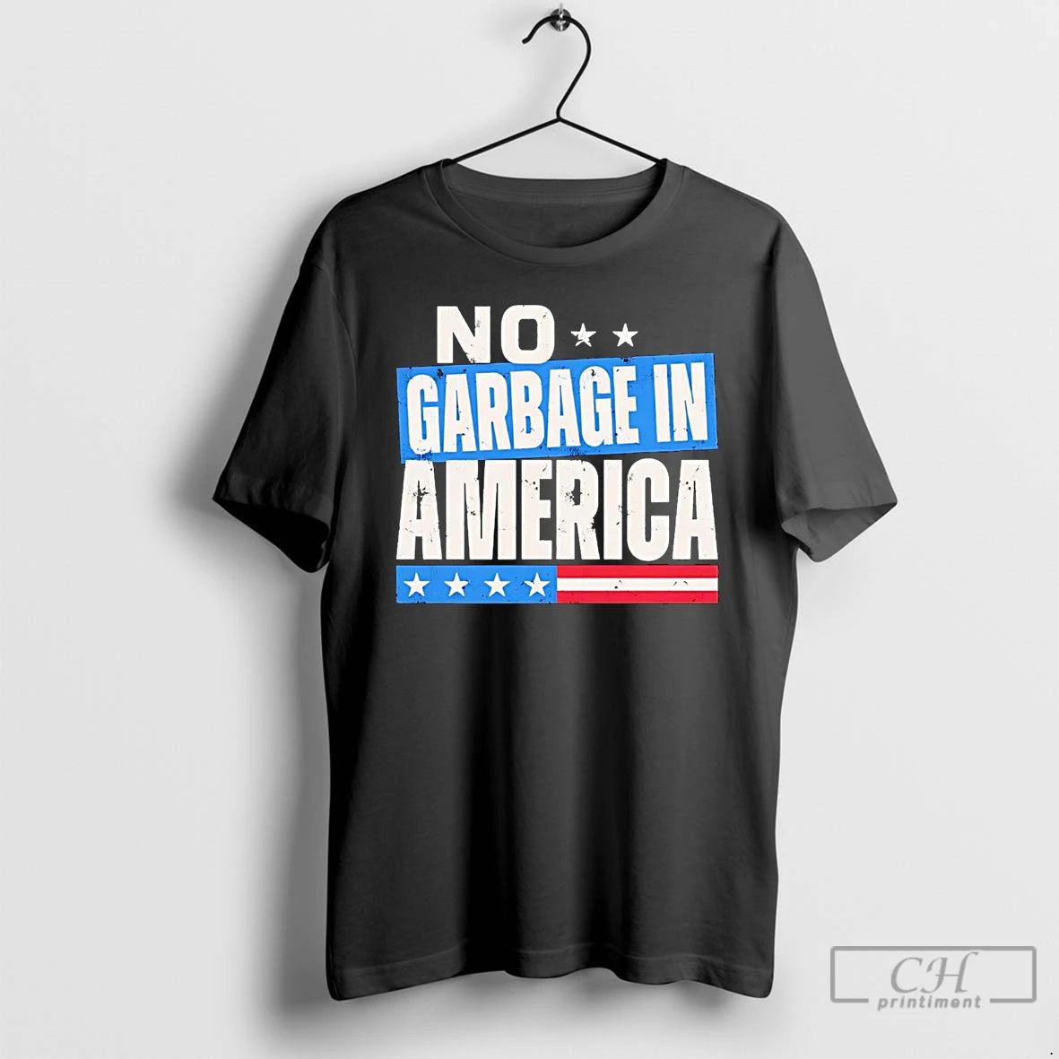 Premium No Garbage In America T-Shirts, Hoodie, Sweatshirt | DripVista.com
