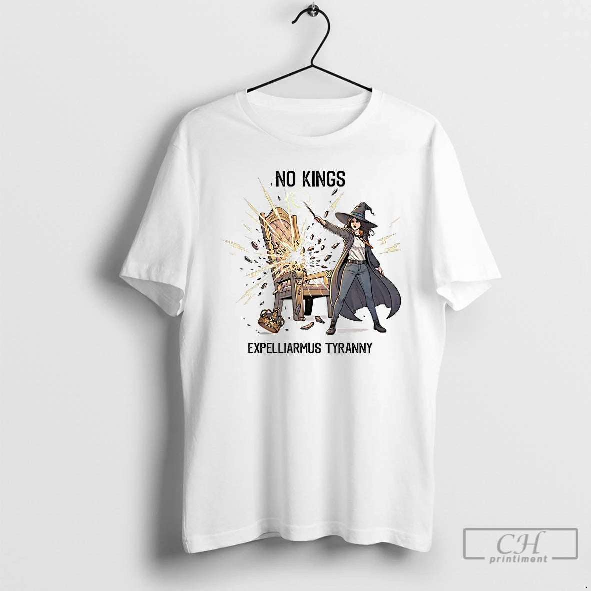 Premium No Kings Expelliarmus Tyranny T Shirts