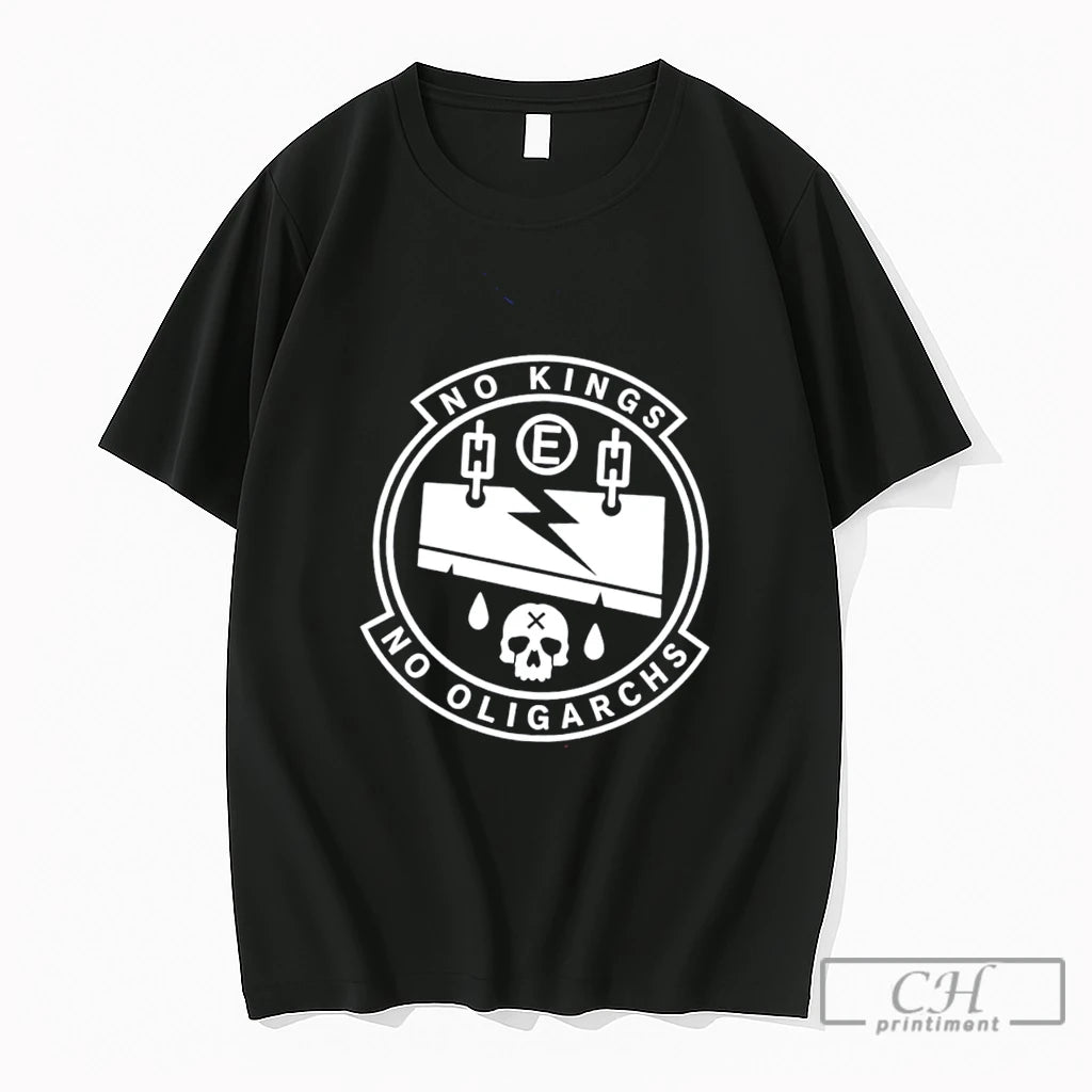 Premium No Kings No Oligarchs Tee