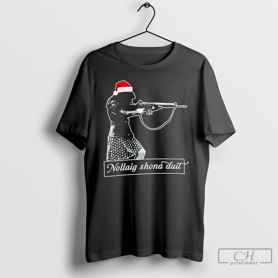 Premium Nollaig Shona Duit Santa Christmas T-Shirts, Hoodie, Sweatshirt | DripVista.com