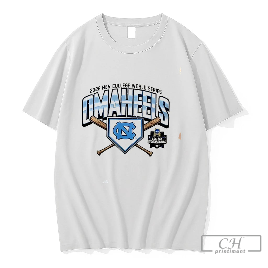 Premium North Carolina Tar Heels 2026 Regional Omaheels Champions Logo Tee