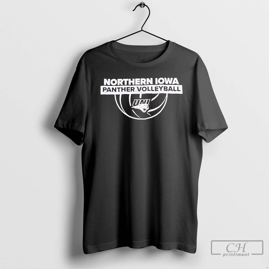 Premium Northern Iowa Panther Volleyball Team Uni Logo T Shirts