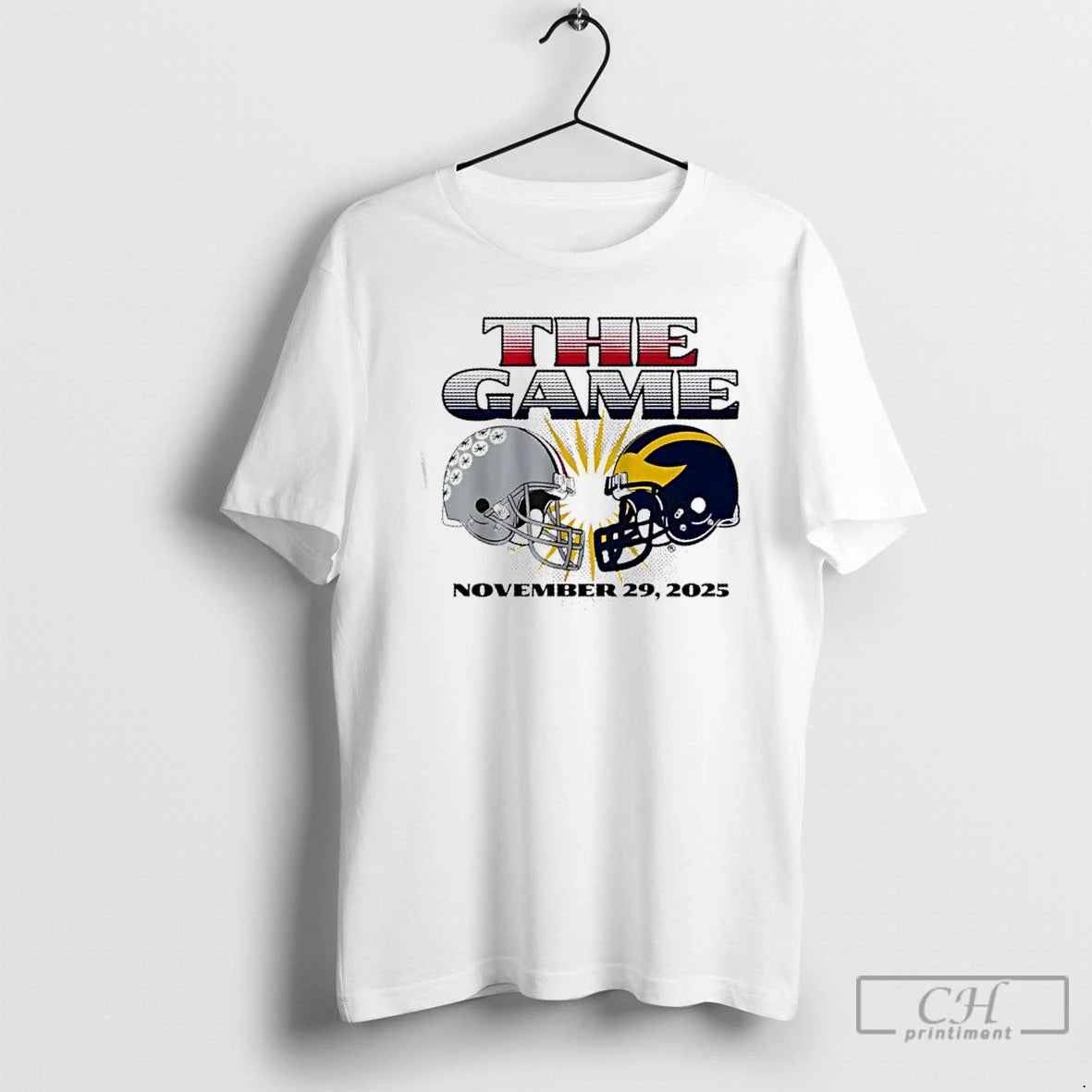 Premium Ohio State Vs Michigan The Game November 29 2025 Football Helmets T Shirts Sweater Hoodie, Sweatshirt | DripVista.com