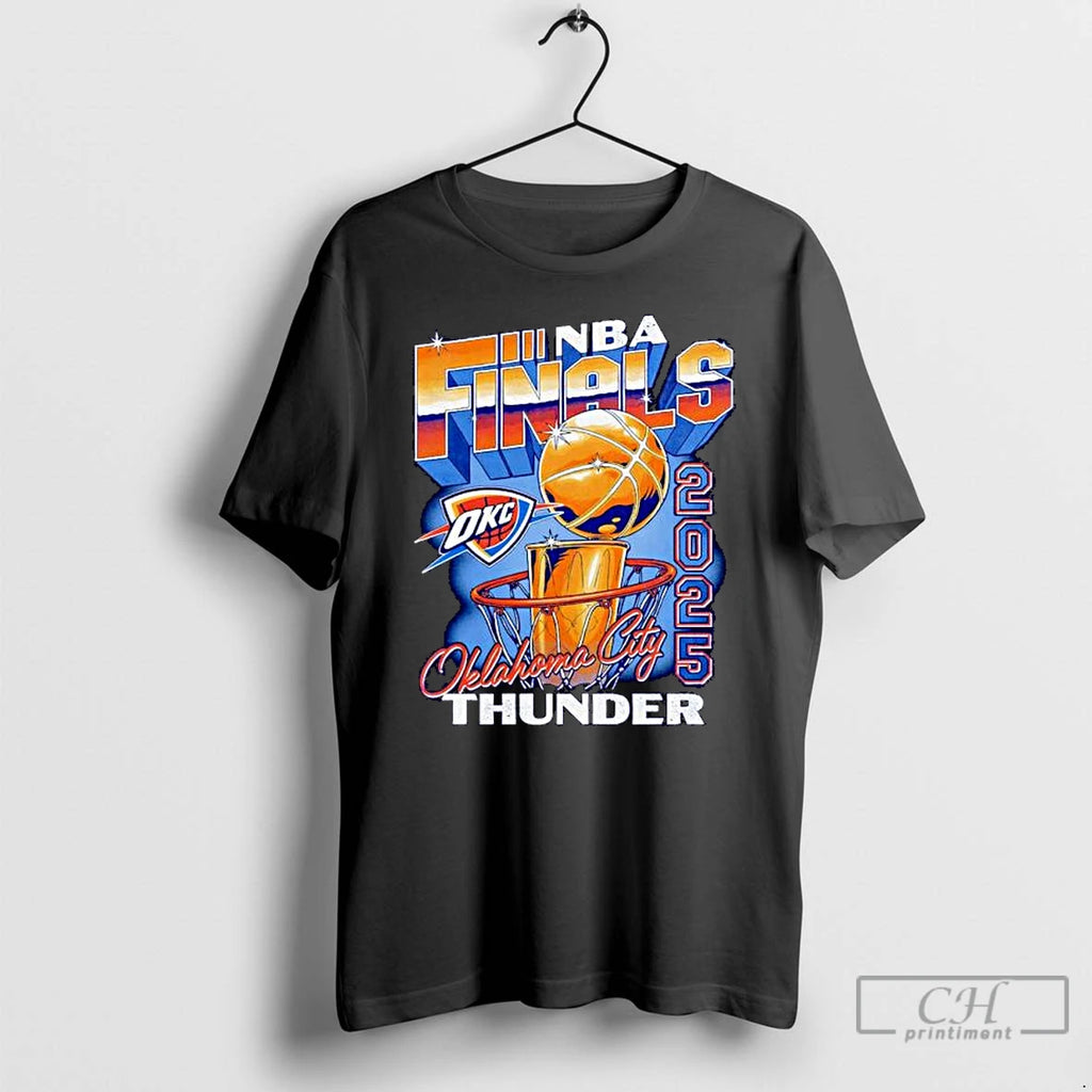 Premium Ohklahoma City Thunder 2025 Nba Finals Retro Ornaments T-Shirts, Hoodie, Sweatshirt | DripVista.com