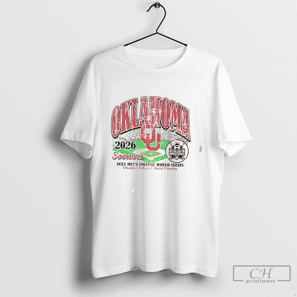 Premium Oklahoma Sooners 2026 College World Series Bound Stadium Tee