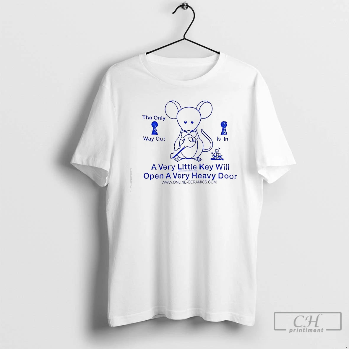 Premium Online Ceramics The Only Way Out Is In T-Shirts, Hoodie, Sweatshirt | DripVista.com