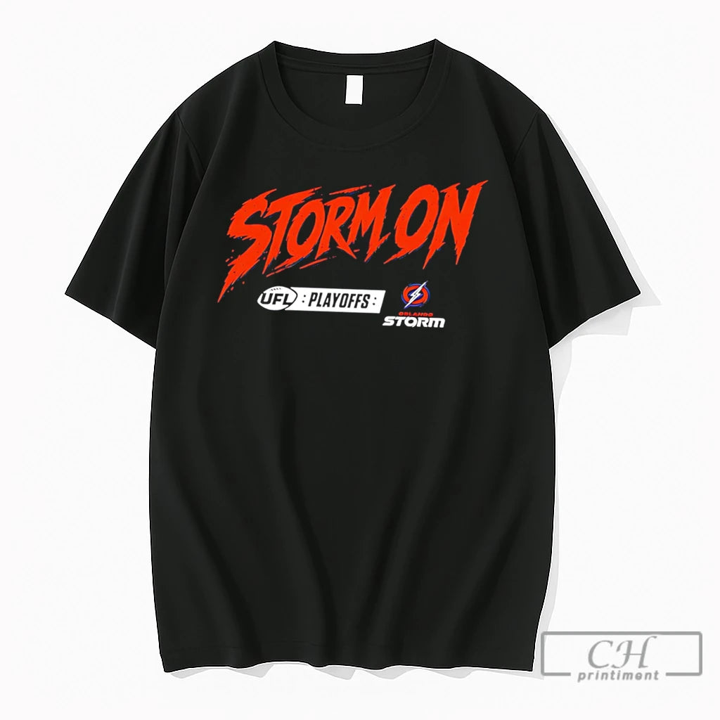 Premium Orlando Storm 2026 Playoffs Storm On Logo Tee