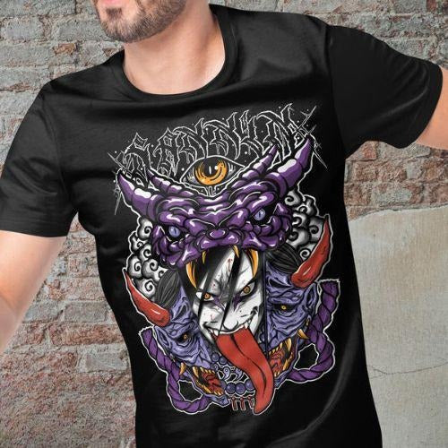 Premium Orochimaru Hidden leaf ninja Anime Vector T-shirt Design -Men Shortsleeve T-Shirt