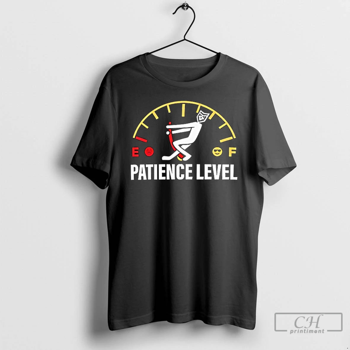 Premium Patience Level E F T-Shirts, Hoodie, Sweatshirt | DripVista.com