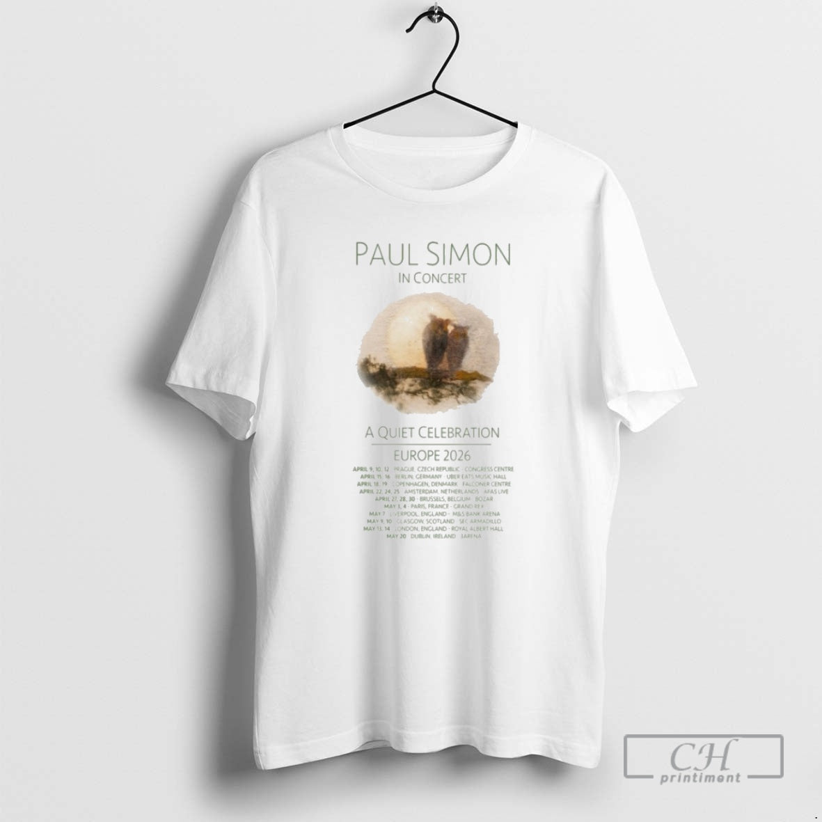 Premium Paul Simon A Quiet Celebration Europe 2026 Tour Shirt Sweater Hoodie, Sweatshirt | DripVista.com