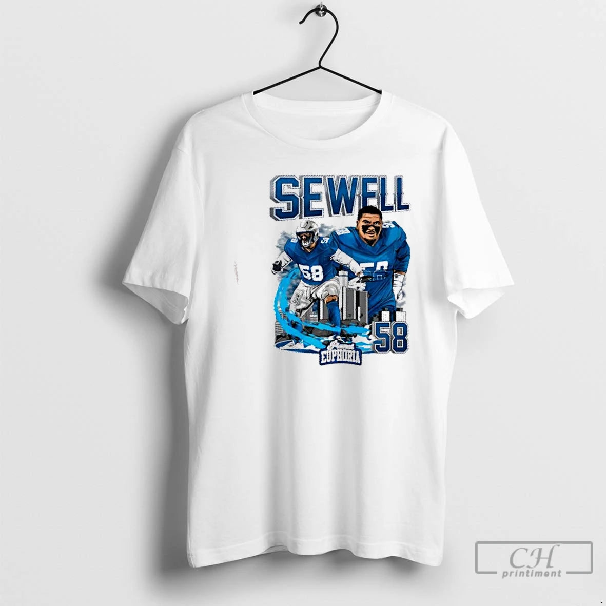 Premium Penei Sewell Detroit Lions Football City Graphic T-Shirts, Hoodie, Sweatshirt | DripVista.com