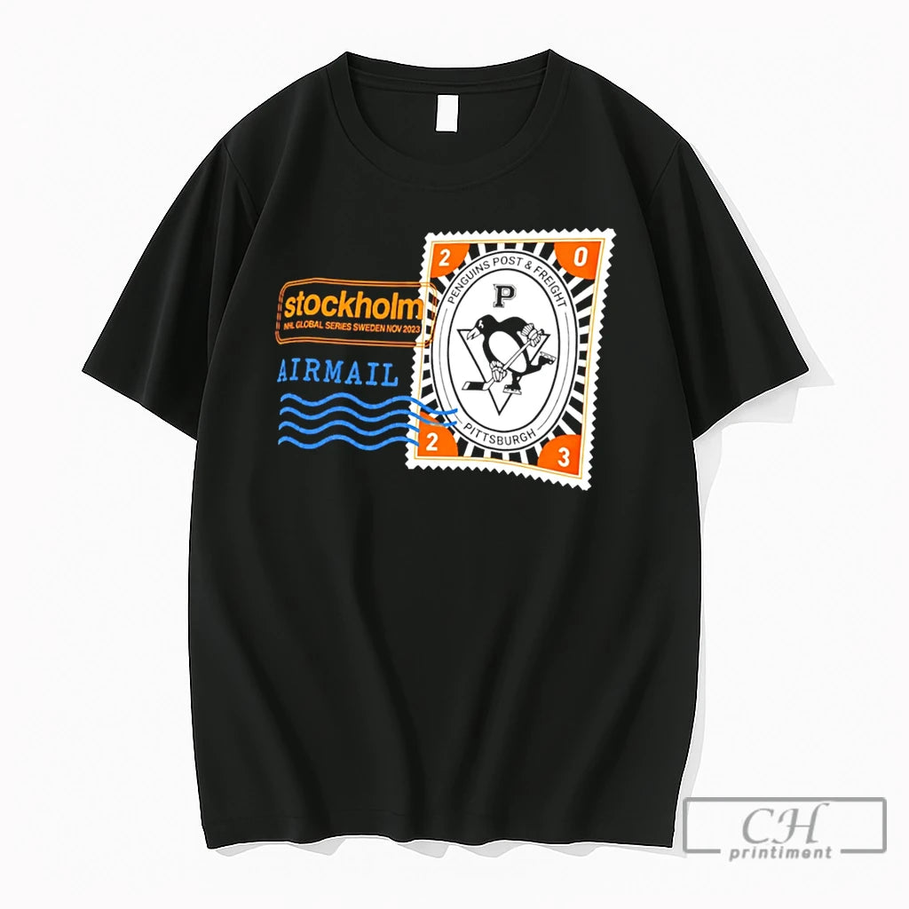 Premium Pittsburgh Penguins Penguins Stockholm Airmail Tee