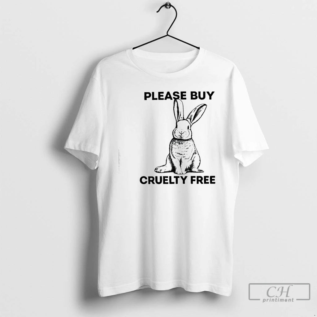 Premium Please Buy Cruelty Free Bunny Graphic T-Shirts, Hoodie, Sweatshirt | DripVista.com