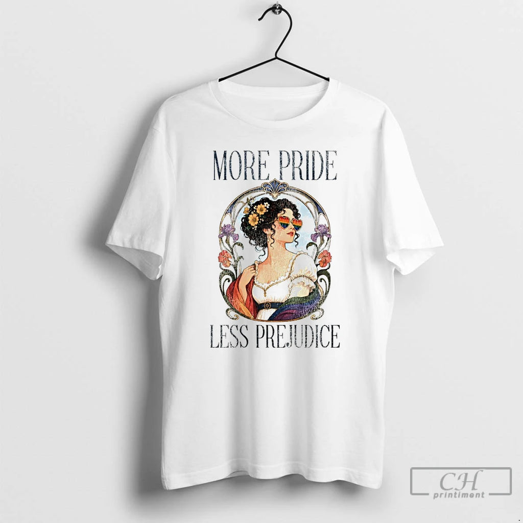 Premium Prideful Woman Floral Rainbow Heart Sunglasses More Pride Less Prejudice Lgbt T Shirts Sweater