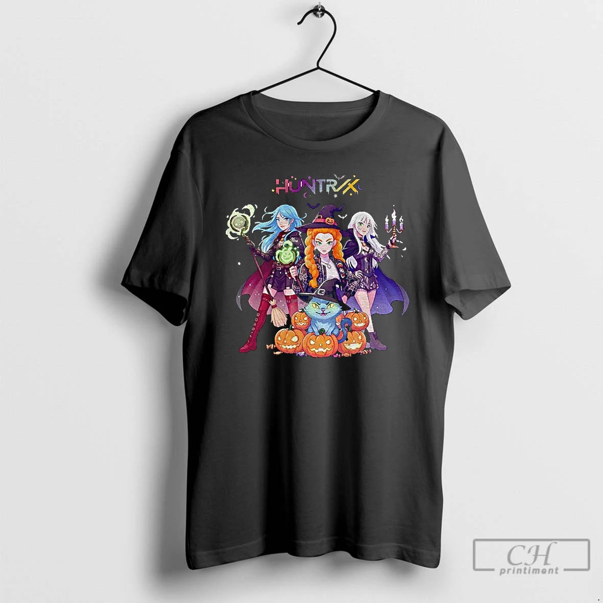 Premium Pumpkin Kpop Demon Hunter Spooky Huntrix Halloween 2025 T Shirts