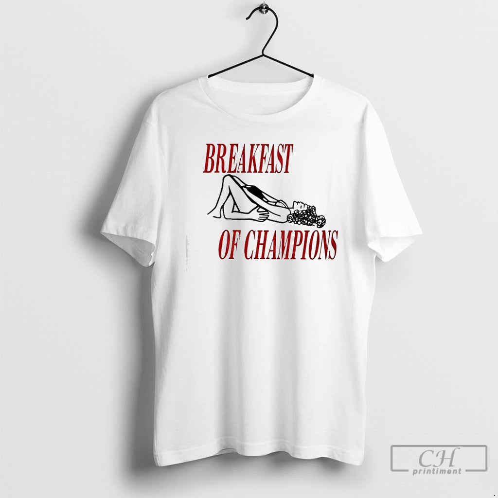 Premium Pussy Breakfast Of Champions T-Shirts, Hoodie, Sweatshirt | DripVista.com
