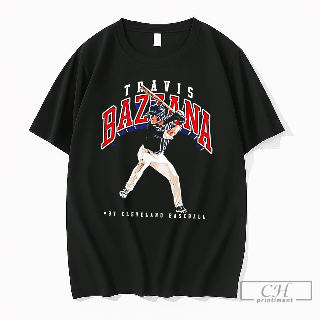 Premium Pzghvrcz Travis Bazzana Cleveland Guardians Collegiate Cartoon Tee