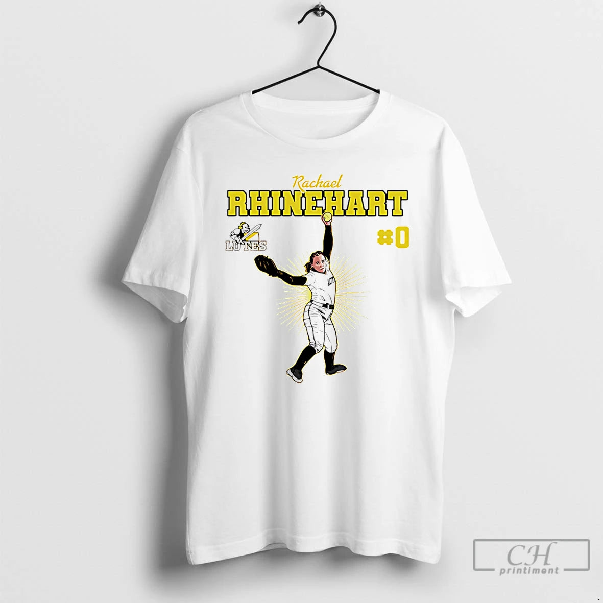 Premium Rachael Rhinehart Plu Softball Ncaa Caricature T-Shirts, Hoodie, Sweatshirt | DripVista.com