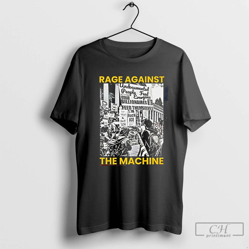 Premium Rage Against The Machine Fuck Ice No Ferst Usa T-Shirts, Hoodie, Sweatshirt | DripVista.com