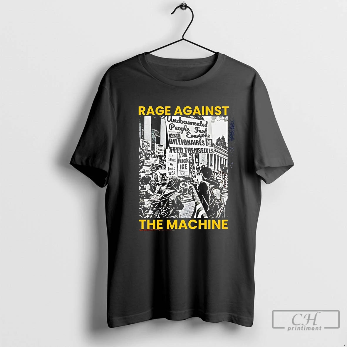 Premium Rage Against The Machine Fuck Ice No Ferst Usa T-Shirts, Hoodie, Sweatshirt | DripVista.com