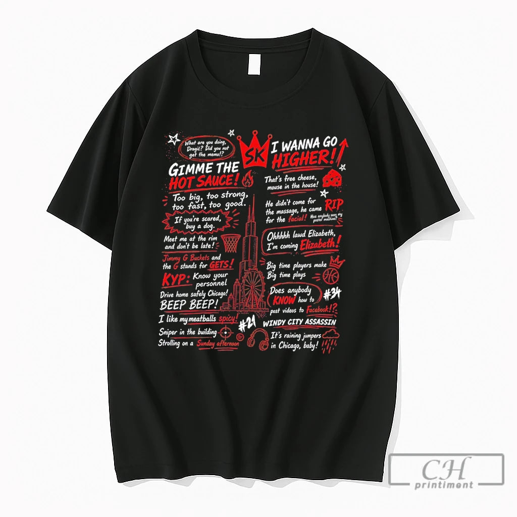 Premium Rest In Peace Chicago Bulls Stacey King Chicago Skyline Tee