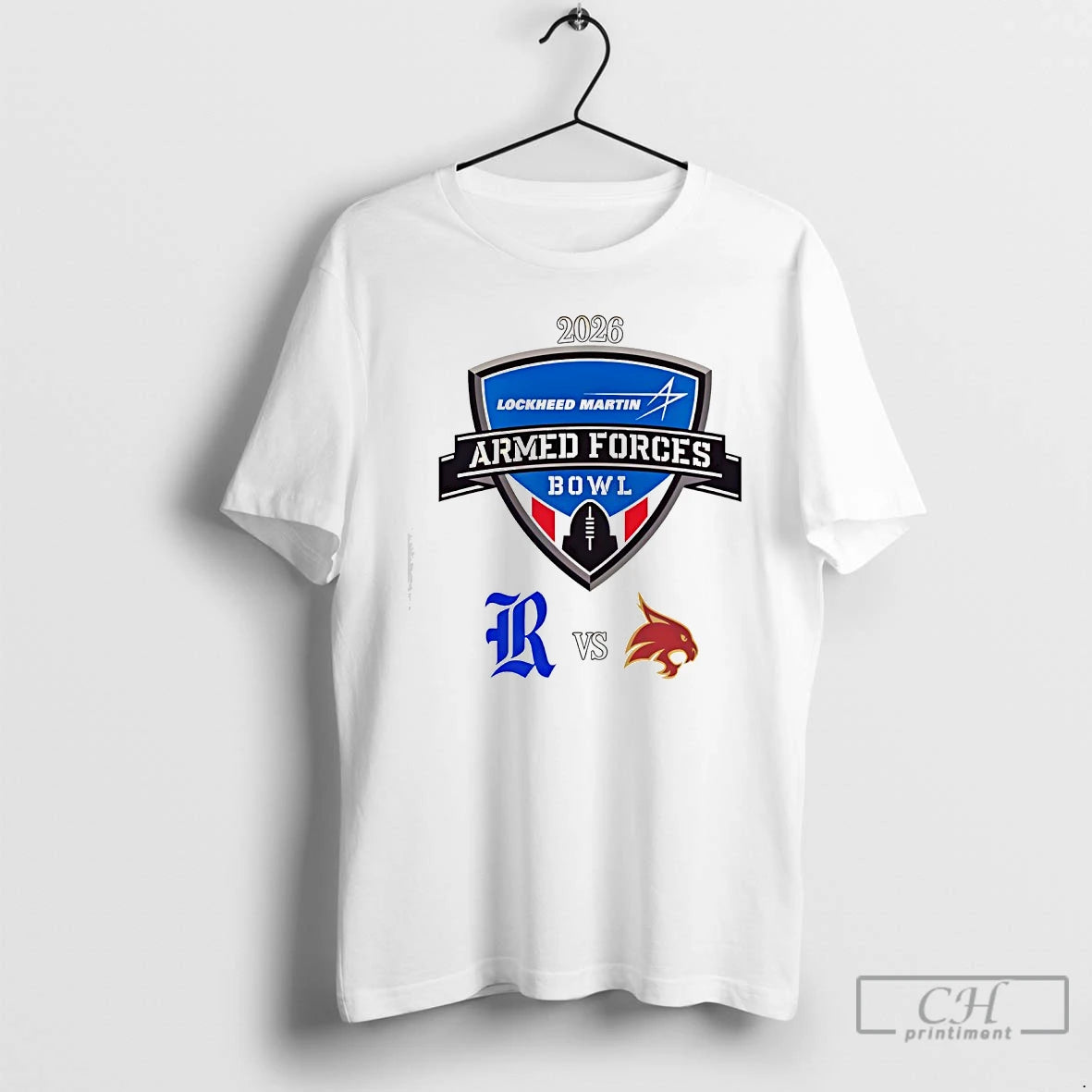Premium Rice Owls Vs Texas State Bobcats 2026 Lockheed Martin Armed Forces Bowl T Shirts Hoodie, Sweatshirt | DripVista.com