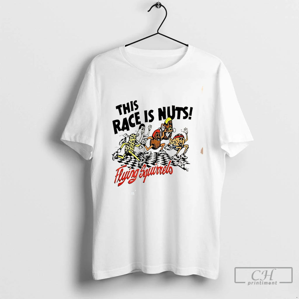 Premium Richmond Flying Squirrelsthis Race Is Nuts Tee