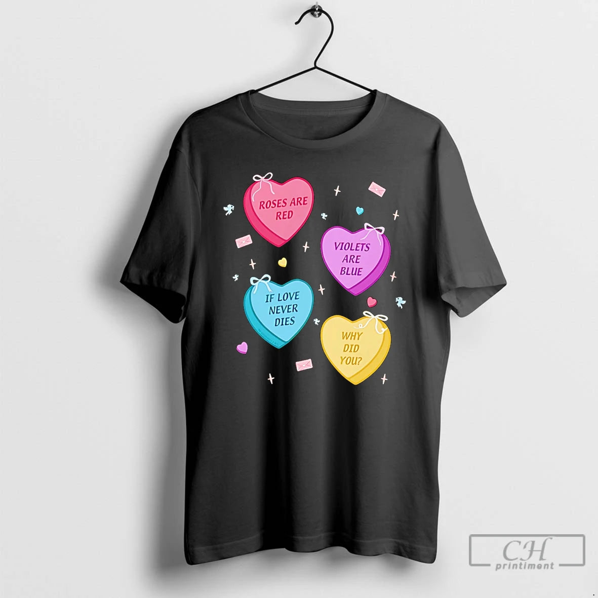 Premium Roses Are Red Violets Are Blue If Love Never Dies T-Shirts, Hoodie, Sweatshirt | DripVista.com