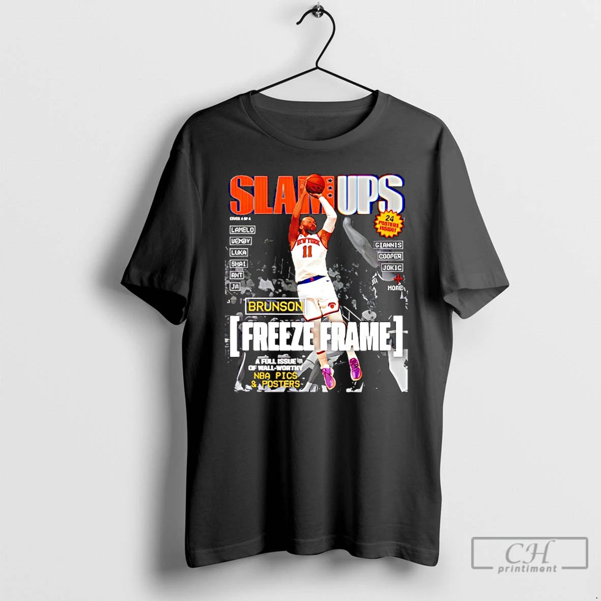 Premium Slam Ups Jalen Brunson Freeze Frame T-Shirts, Hoodie, Sweatshirt | DripVista.com