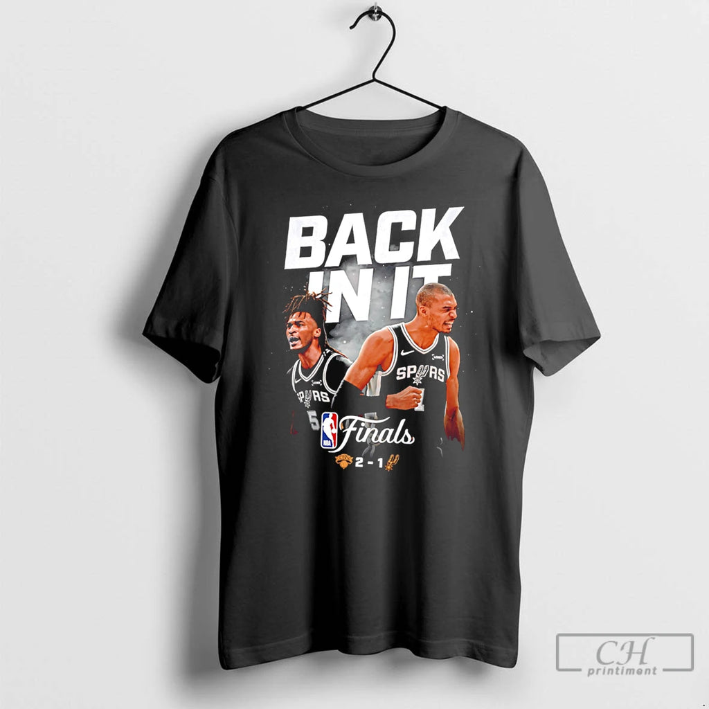 Premium San Antonio Spurs Back In It 1 2 Knicks Tee