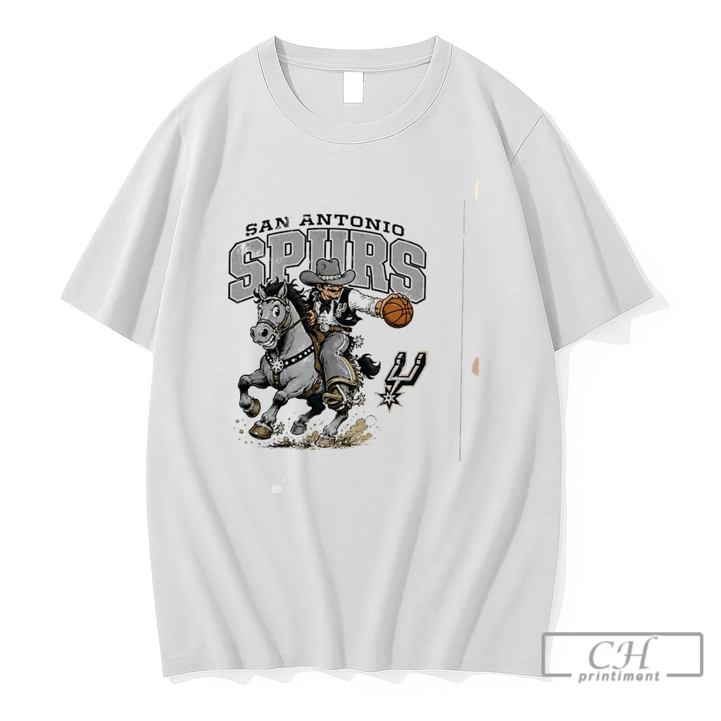 Premium San Antonio Spurs Mascow Cowboy Tee