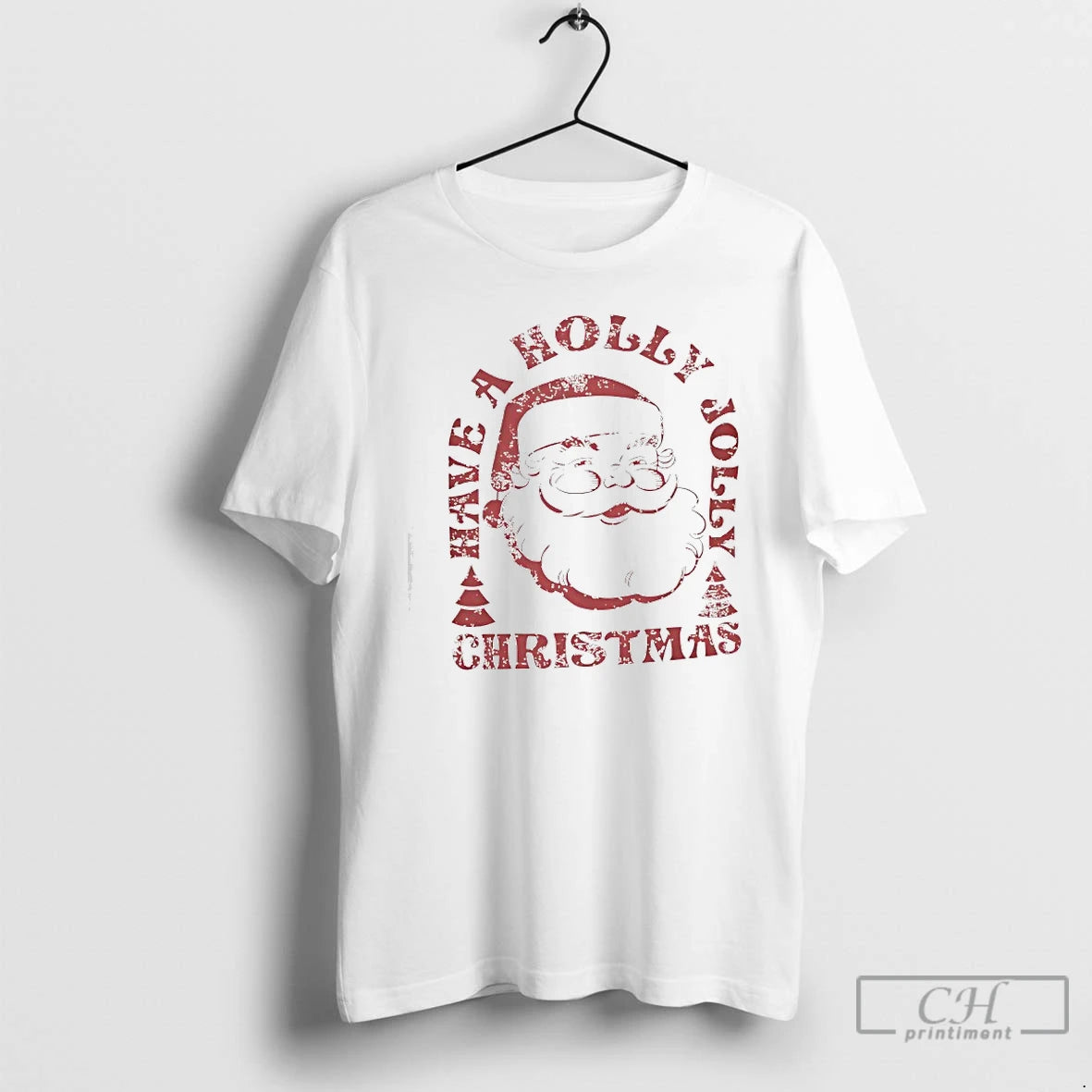 Premium Santa Face Have A Holly Jolly Christmas T-Shirts, Hoodie, Sweatshirt | DripVista.com