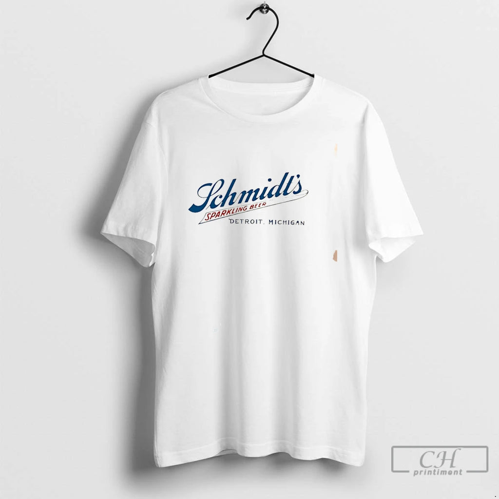 Premium Schimidts Sparkling Beer From Detroit Michigan Tee