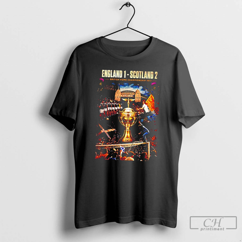 Premium Scotland British Home Championship 1977 Football Tee