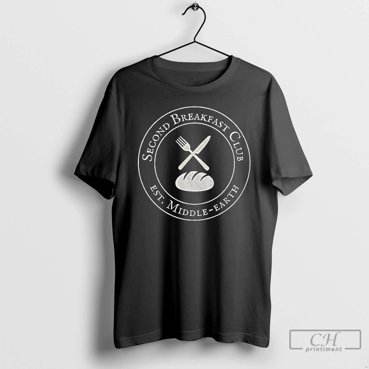 Premium Second Breakfast Lord Of The Rings Inspired Middle Earth Hobbit T-Shirts, Hoodie, Sweatshirt | DripVista.com