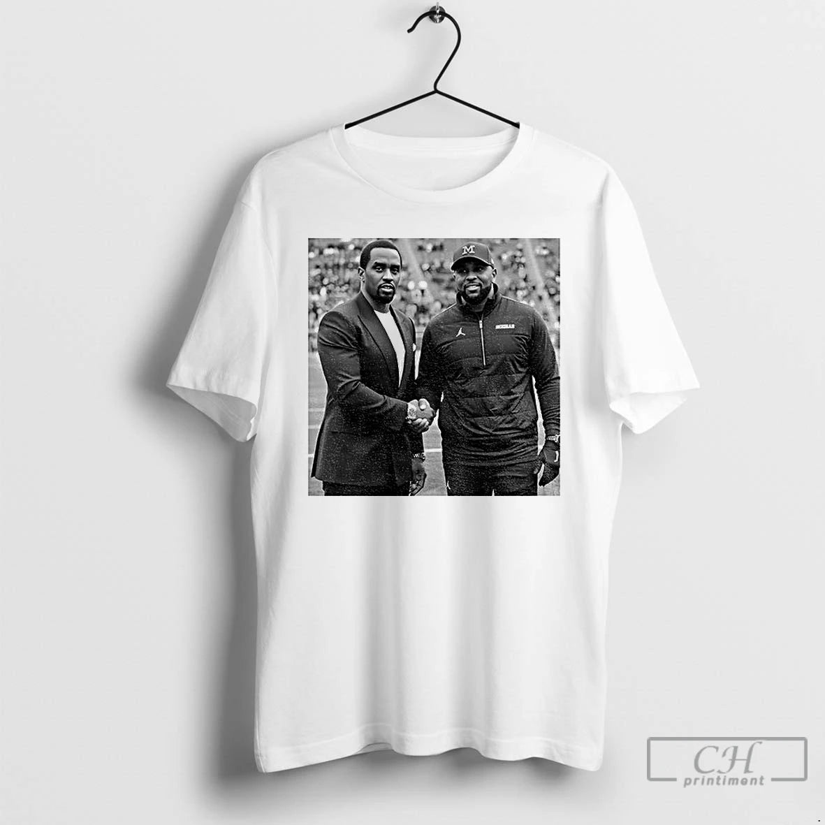Premium Sherrone Moore Vs Diddy Wolverine Meme T-Shirts, Hoodie, Sweatshirt | DripVista.com