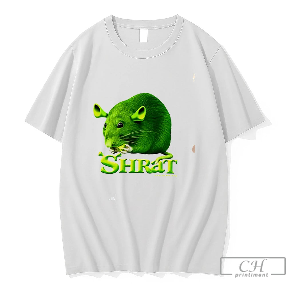 Premium Shrat Rat Shrek Meme Tee
