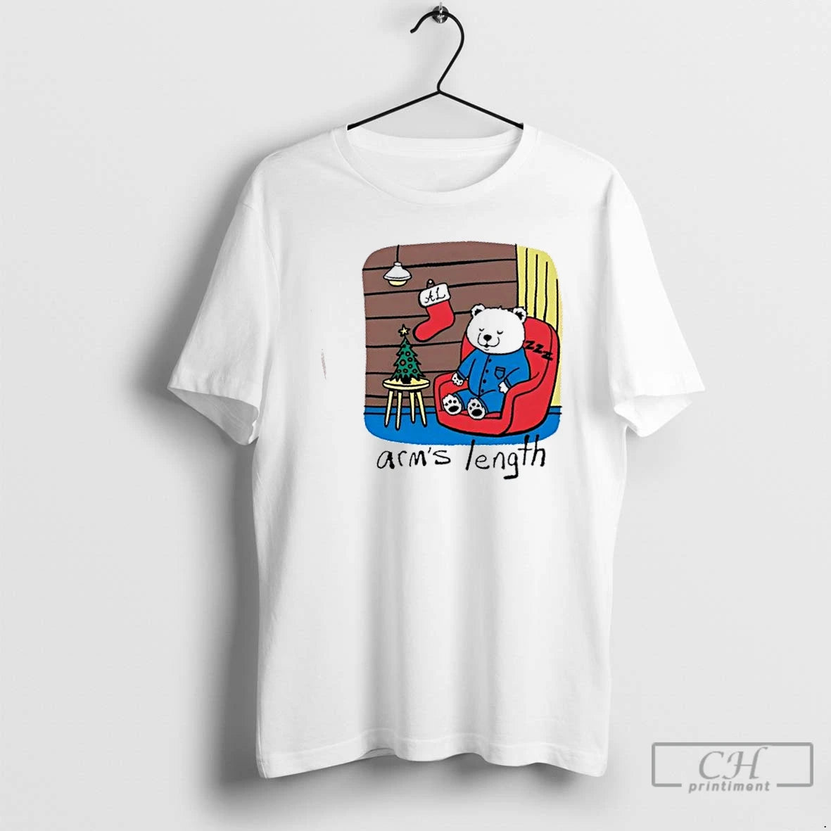 Premium Sleepy Polar Bear Arms Length T-Shirts, Hoodie, Sweatshirt | DripVista.com