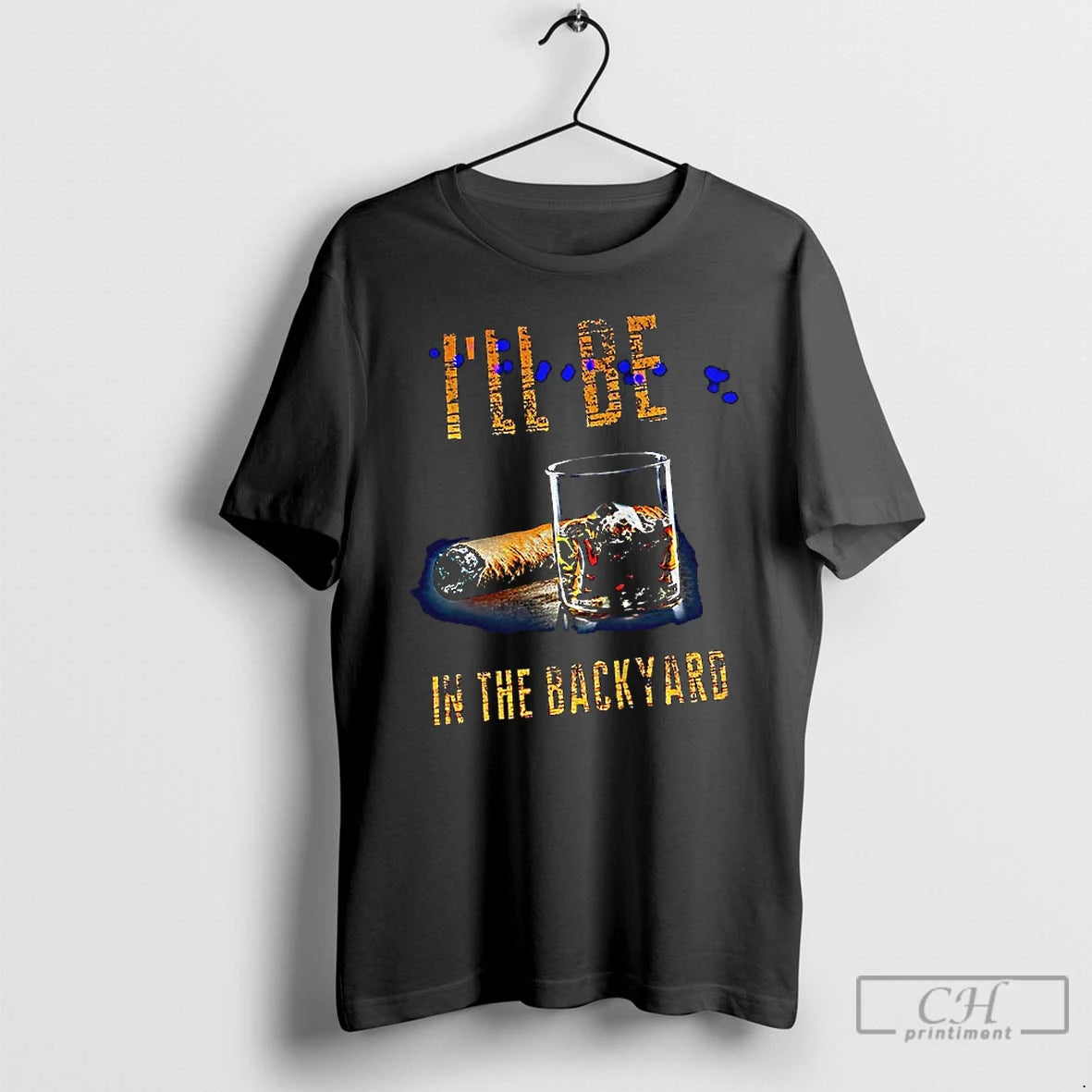 Premium Smoke Coffee Ill Be In The Backyard T-Shirts, Hoodie, Sweatshirt | DripVista.com