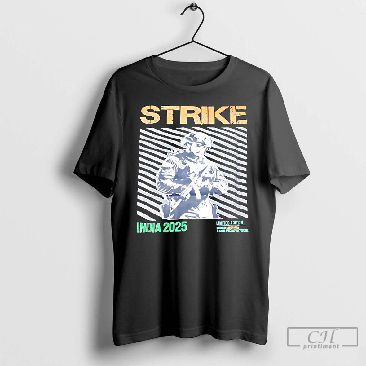 Premium Soldier Strike India 2025 T-Shirts, Hoodie, Sweatshirt | DripVista.com