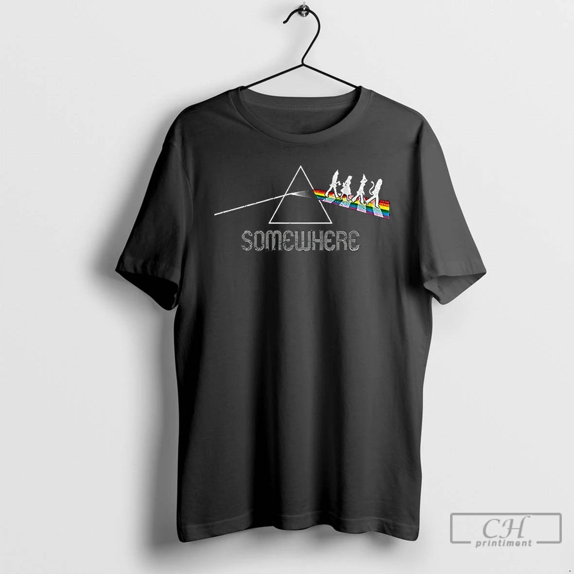 Premium Somewhere Past The Dark Side Of The Rainbow Lgbt T-Shirts, Hoodie, Sweatshirt | DripVista.com