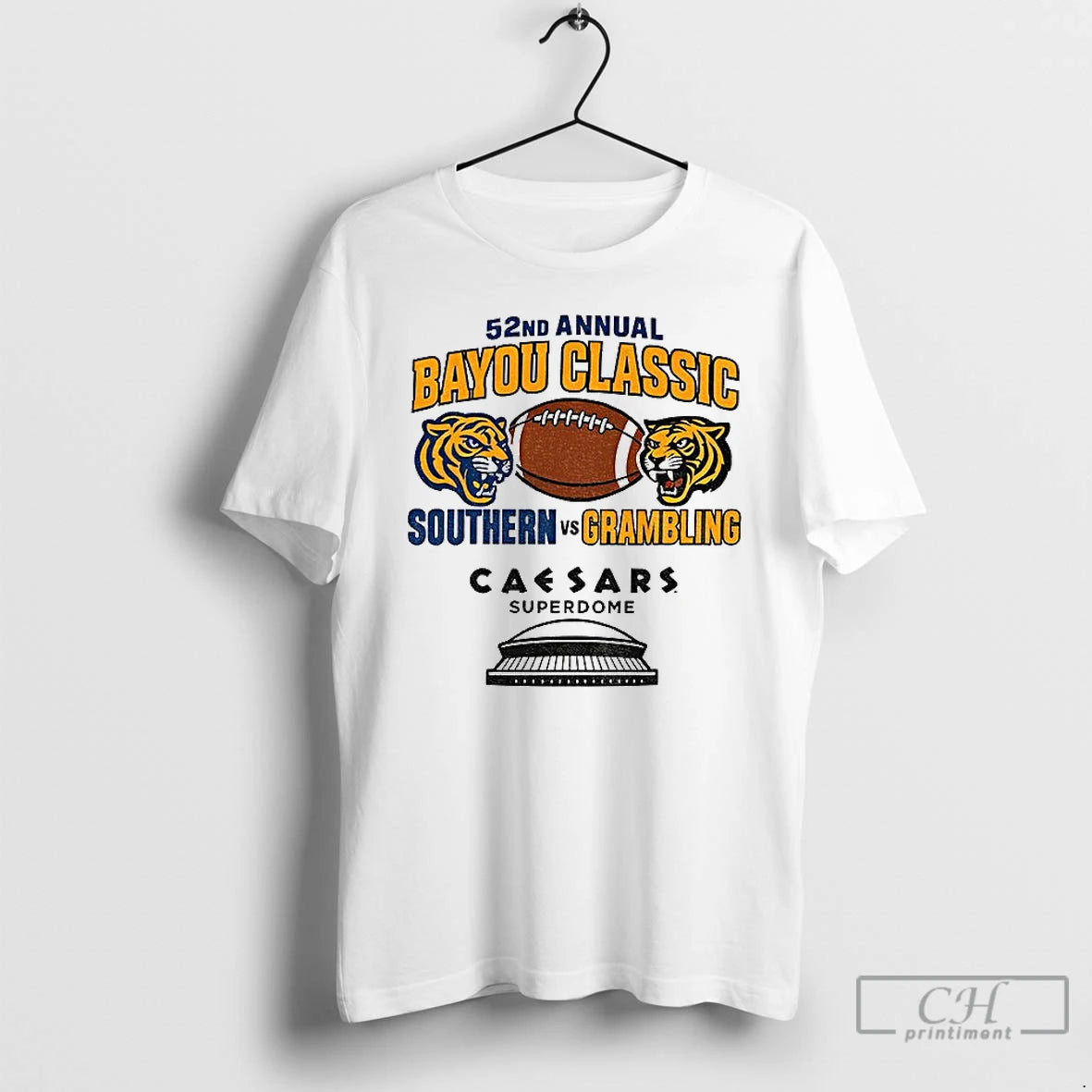 Premium Southern Vs Grambling Bayou Classic Game Day 52nd Annual T-Shirts, Hoodie, Sweatshirt | DripVista.com